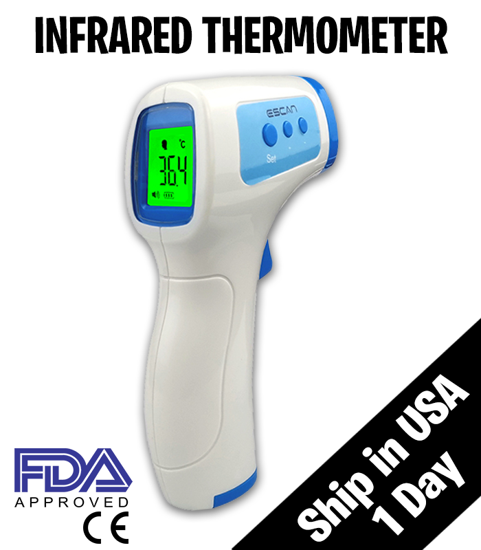Medical Non-contact Body Forehead Ir Infrared Digital Thermometer Adult Baby